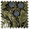 William Morris At Home African Marigold Velvet, Cornflower - Twist&Fit Roman Blind